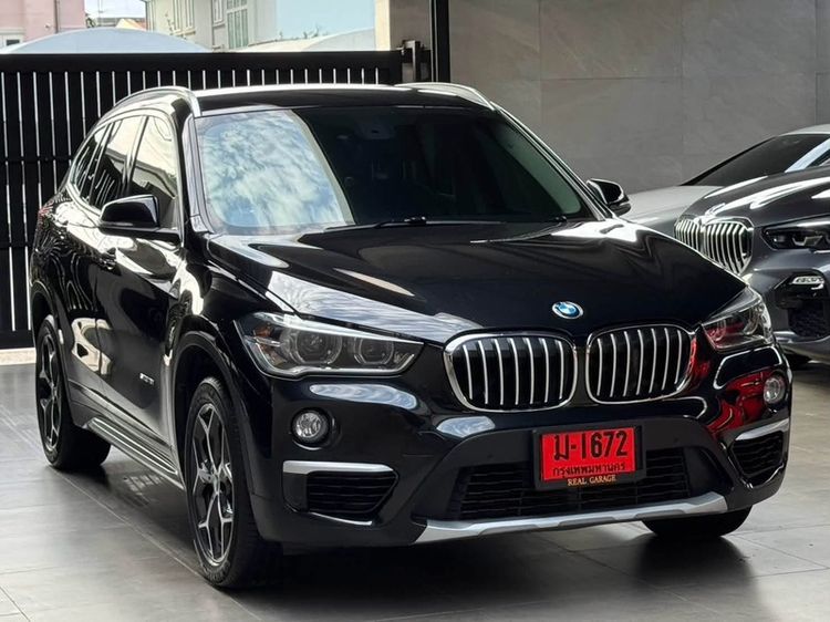 BMW X1 2017 1.5 sDrive18i xLine Utility-car เบนซิน ไม่ติดแก๊ส เกียร์อัตโนมัติ ดำ รูปที่ 2