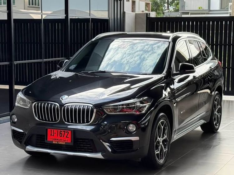 รถ BMW X1 1.5 sDrive18i xLine สี ดำ