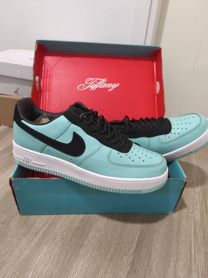 รองเท้าผ้าใบ UK 9.5 | EU 44 | US 10 ฟ้า Nike x Tiffany & Co. Air Force 1 Low “1837”
