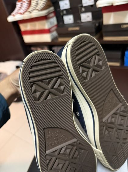 Converse Japan ข้อสูงสี Navy ตัว80s มือ2 สภาพเต็ม เบอร์ 7 รูปที่ 5