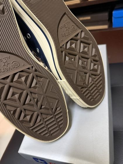 Converse Japan ข้อสูงสี Navy ตัว80s มือ2 สภาพเต็ม เบอร์ 7 รูปที่ 6