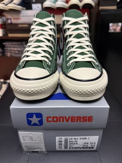 Converse Japan ข้อสูงสี เขียว ตัว80s มือ2 สภาพเต็ม เบอร์ 6.5 รูปที่ 2