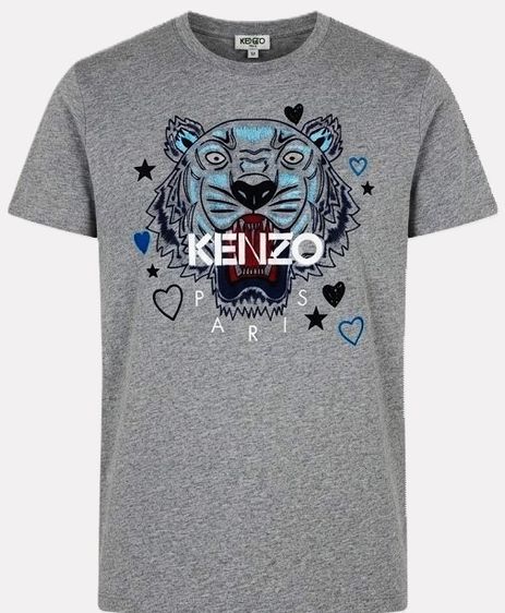 KENZO Classic tiger embroidered crew neck t-shirt