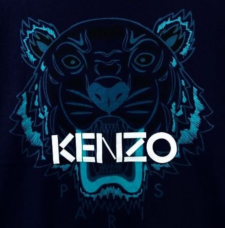 KENZO Tiger Classic T-Shirt Embroidered Tiger T-Shirt  รูปที่ 3