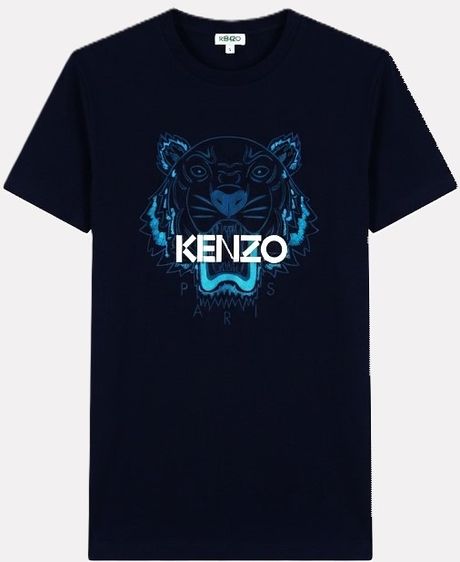KENZO Tiger Classic T-Shirt Embroidered Tiger T-Shirt
