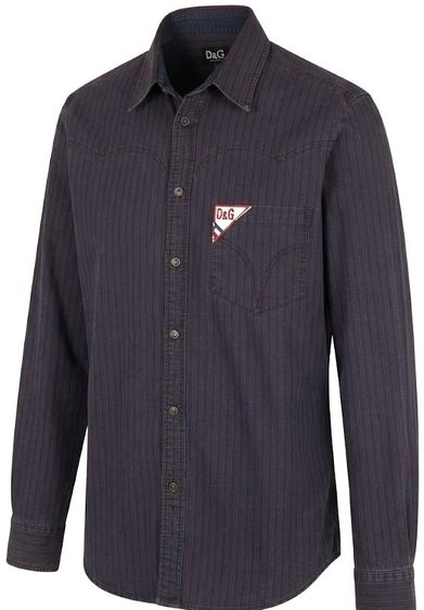 DG Dolce Gabbana Western Casual Button-Down Shirts  รูปที่ 6