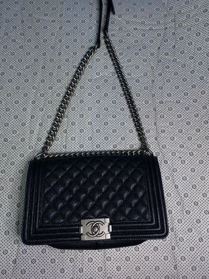 chanel boy 10 caviar