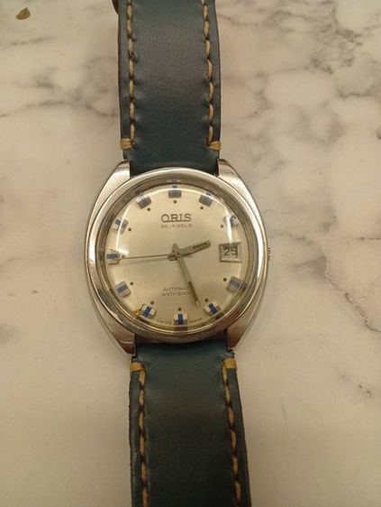 ORIS Automatic 25 Jewels Anti-Shock DayDate ยุคประมาณปลาย 1960s–ต้น 1970s รูปที่ 3
