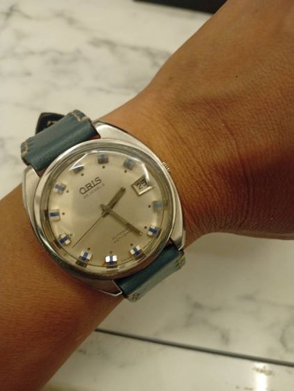 ORIS Automatic 25 Jewels Anti-Shock DayDate ยุคประมาณปลาย 1960s–ต้น 1970s
