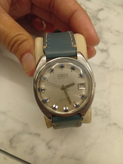 ORIS Automatic 25 Jewels Anti-Shock DayDate ยุคประมาณปลาย 1960s–ต้น 1970s รูปที่ 7