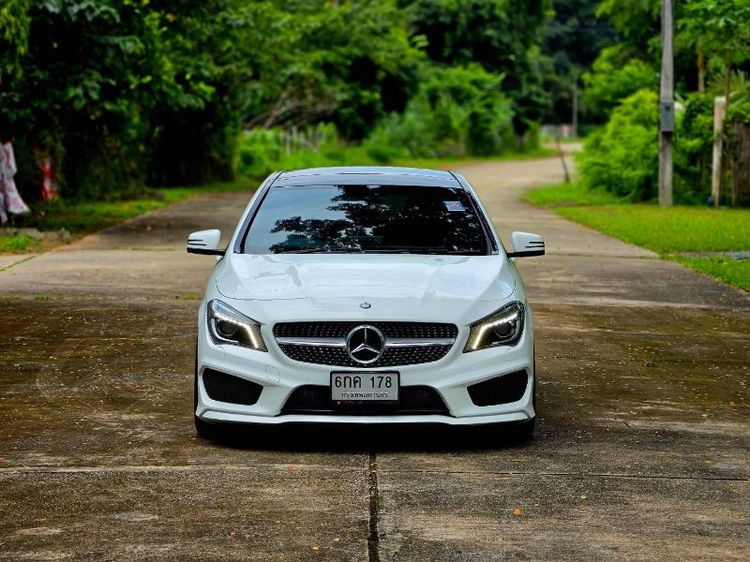 Mercedes-Benz CLA-Class 2014 CLA250 AMG Sedan เบนซิน ไม่ติดแก๊ส เกียร์อัตโนมัติ ขาว รูปที่ 2