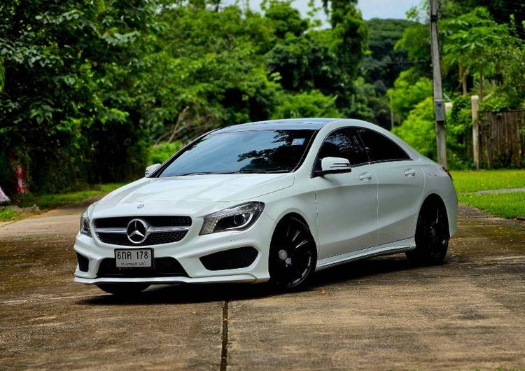 Mercedes-Benz CLA-Class 2014 CLA250 AMG Sedan เบนซิน ไม่ติดแก๊ส เกียร์อัตโนมัติ ขาว รูปที่ 3