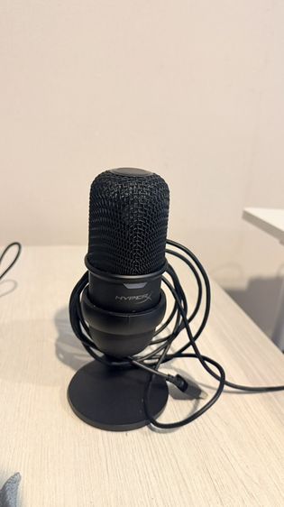 HyperX SoloCast USB Microphone สีดำพร้อมขาตั้งแบบตั้งโต๊ะ รูปที่ 2