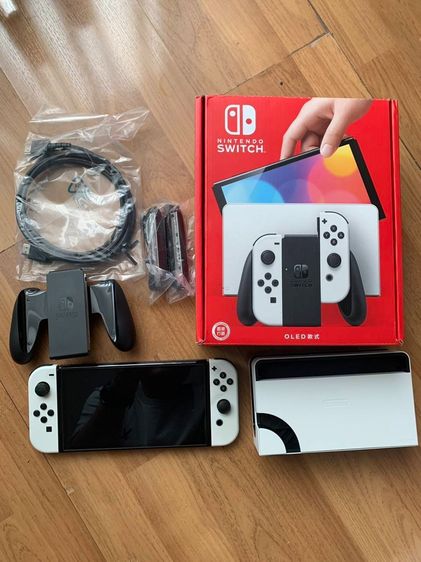 เครื่องเกมส์นินเทนโด เชื่อมต่อไร้สายไม่ได้ Nintendo Switch OLED มือสอง