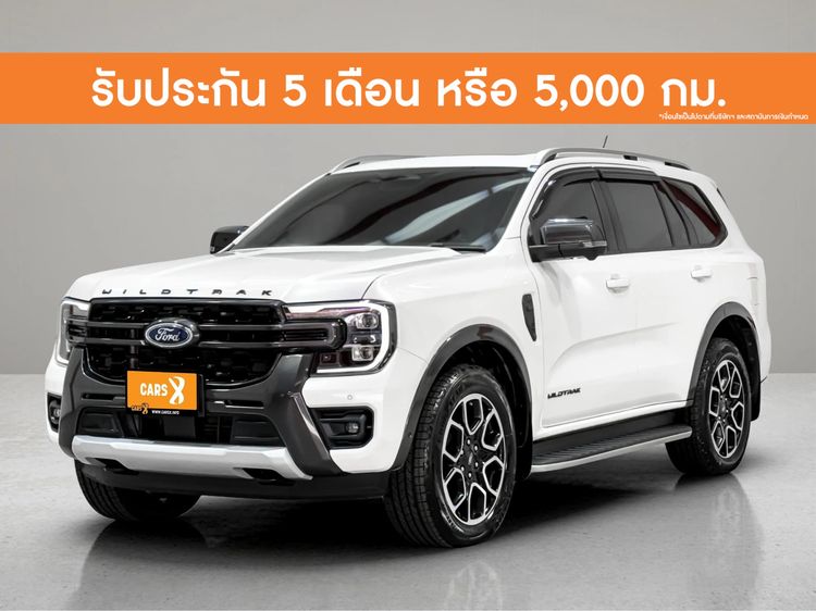 รถ Ford Everest 2.0 Bi-Turbo Wildtrak 4WD สี ขาว