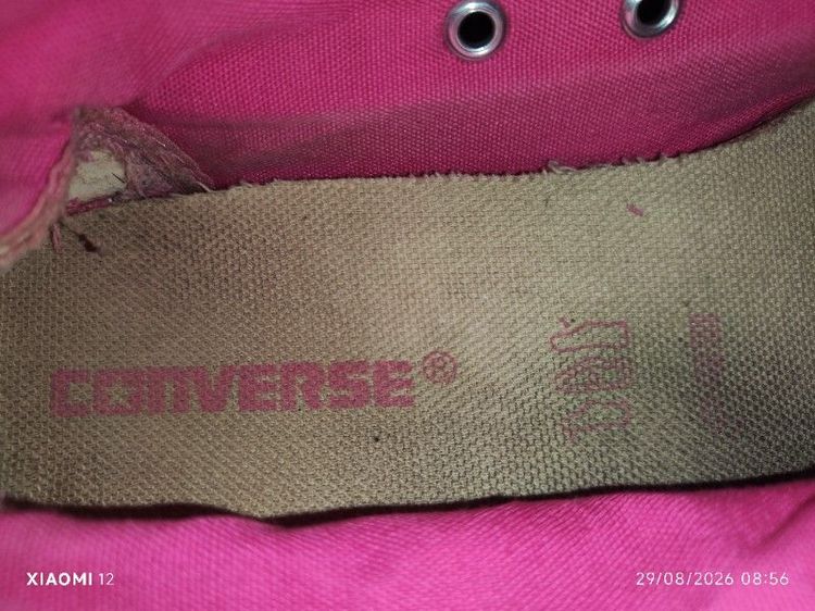 รองเท้า Converse แท้ รุ่นChuck Taylor All Star High(สีชมพู Pink Fuchsia) ผลิตในปี2014 ขนาด7.5" รูปที่ 3
