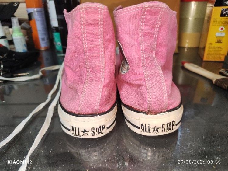รองเท้า Converse แท้ รุ่นChuck Taylor All Star High(สีชมพู Pink Fuchsia) ผลิตในปี2014 ขนาด7.5" รูปที่ 2