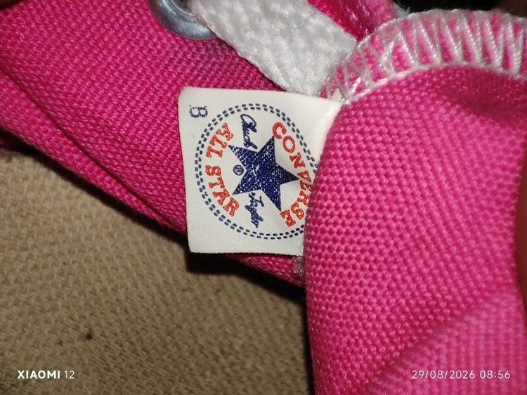รองเท้า Converse แท้ รุ่นChuck Taylor All Star High(สีชมพู Pink Fuchsia) ผลิตในปี2014 ขนาด7.5" รูปที่ 5