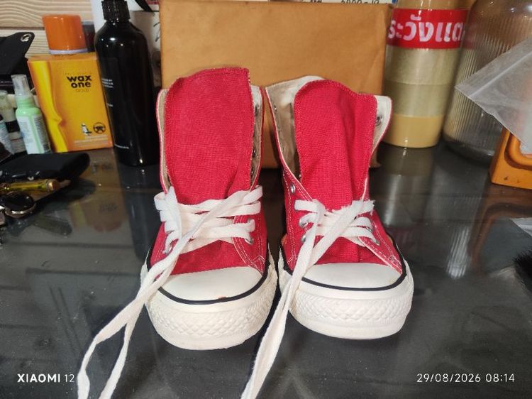 รองเท้าผ้าใบ ผ้า UK 7.5 | EU 41 1/3 | US 9 รองเท้า Converse รุ่นChuck Taylor All Star High (สีแดง) รหัสสินค้า(Style Code):M9621 เบอร์7. 5