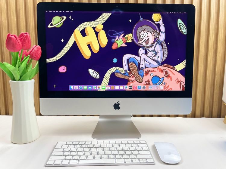 Apple แมค โอเอส 8 กิกะไบต์ อื่นๆ ไม่ใช่ iMac 21.5-inch Retina 4K 2019 Intel Core i5 Ram8GB SSD256GB Silver • 64231