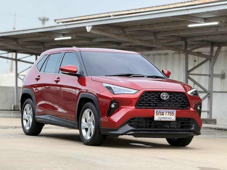 Toyota Yaris Cross 2025 1.5 HEV Smart Utility-car ปลั๊กอินไฮบริด (PHEV) ไม่ติดแก๊ส เกียร์อัตโนมัติ แดง