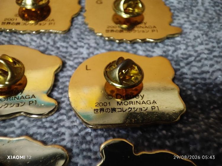 เข็มกลัดดิสนีย์ 20อัน แท้จาก MORINAGA(ญี่ปุ่น) ในซีรีส์ Disney World Travel Collection ผลิตในปี ค.ศ. 2001 (ขายยกชุด20ชิ้น) รูปที่ 10