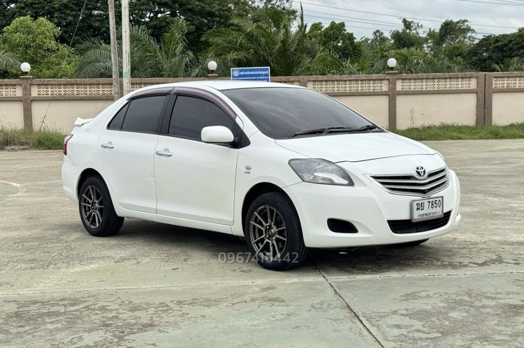 Toyota Vios 2012 1.5 J Sedan เบนซิน ไม่ติดแก๊ส เกียร์อัตโนมัติ ขาว รูปที่ 2