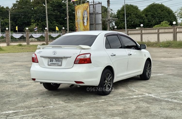 Toyota Vios 2012 1.5 J Sedan เบนซิน ไม่ติดแก๊ส เกียร์อัตโนมัติ ขาว รูปที่ 3