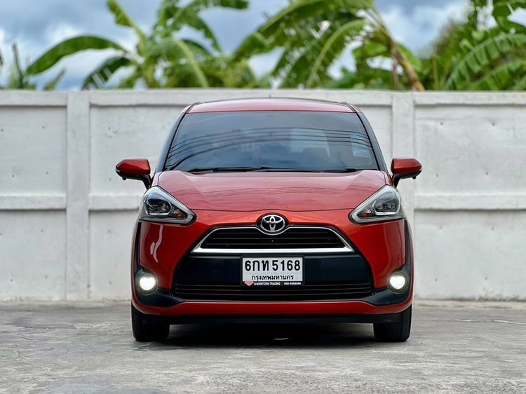 Toyota Sienta 2017 1.5 V Utility-car เบนซิน ไม่ติดแก๊ส เกียร์อัตโนมัติ ส้ม รูปที่ 2