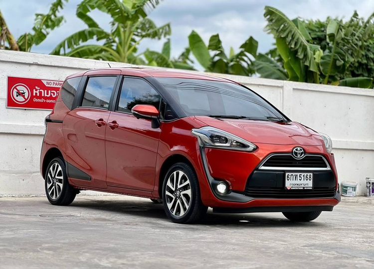 Toyota Sienta 2017 1.5 V Utility-car เบนซิน ไม่ติดแก๊ส เกียร์อัตโนมัติ ส้ม รูปที่ 3