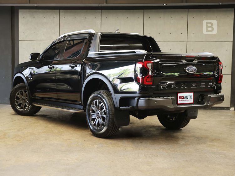 Ford Ranger 2023 2.0 Hi-Rider Wildtrak Pickup ดีเซล ไม่ติดแก๊ส เกียร์อัตโนมัติ ดำ รูปที่ 4