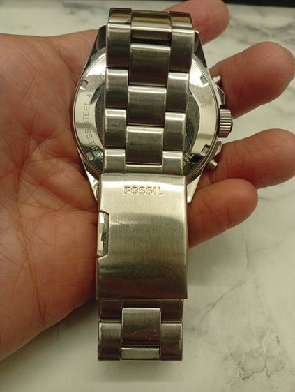 Fossil รุ่น CH2560 เป็นนาฬิกาโครโนกราฟ (Chronograph) สแตนเลส หน้าดำ ขอบ Tachymeter กันน้ำ 10 ATM รูปที่ 4