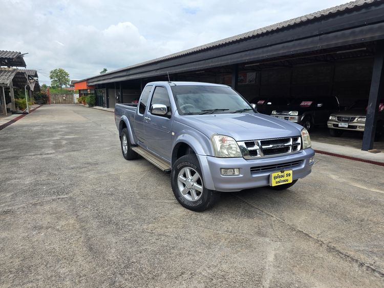 Isuzu D-MAX 2002 3.0 LS 4WD Pickup ดีเซล ไม่ติดแก๊ส เกียร์อัตโนมัติ เทา