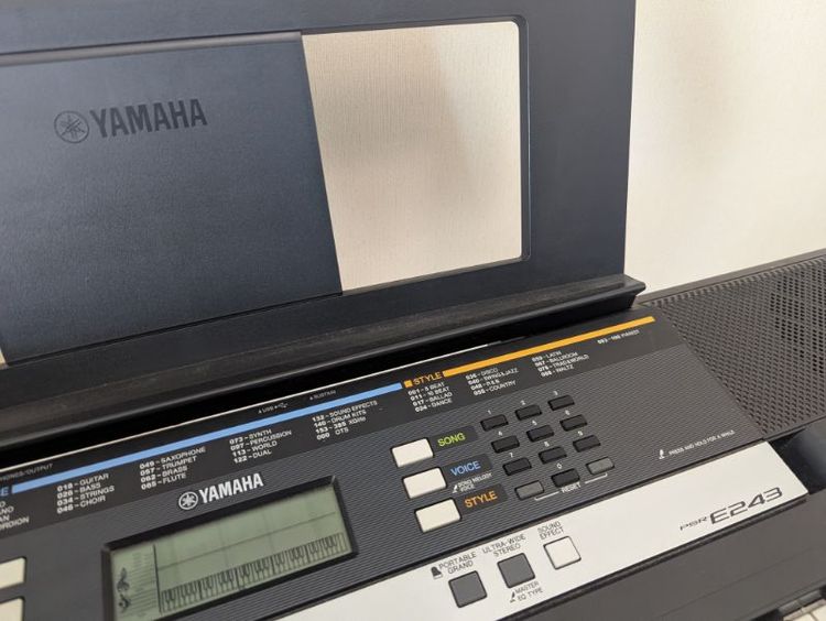 คีย์บอร์ดไฟฟ้า Yamaha PSR-E243 + ขาตั้ง + adapter + ปลอกหุ้ม รูปที่ 12