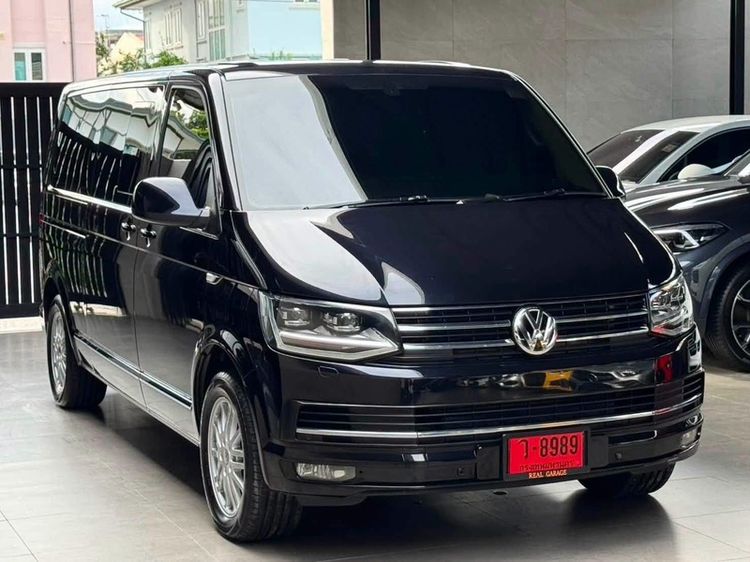 Volkswagen Caravelle 2018 2.0 TDi Comfortline Van ดีเซล ไม่ติดแก๊ส เกียร์อัตโนมัติ ดำ รูปที่ 2