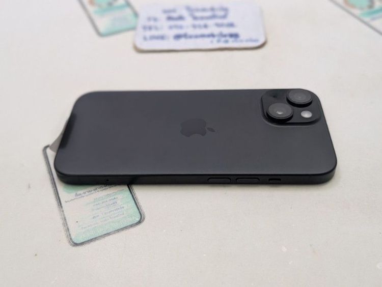 ขาย เทิร์น iPhone 15 128 ศูนย์ไทย ของใหม่มือ 1 แกะเช็ค ประกันเดิน 15 วัน รอบชาร์จ 0 รอบ เพียง 19,590 บาท ครับ รูปที่ 4