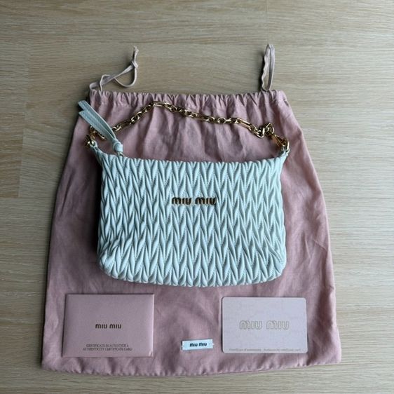 Miu Miu matelasse leather bags