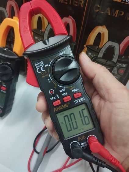 ม.มิตเตอร์ก้ามปูST-180 NCVวัดคาปามอเตอร์ แอมป์ AC
