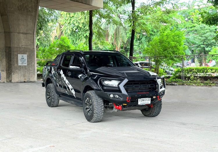 Ford Ranger 2021 2.2 XLT Pickup ดีเซล ไม่ติดแก๊ส เกียร์อัตโนมัติ ดำ รูปที่ 3