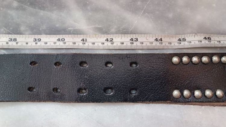 Vintage Leather Belt รูปที่ 8