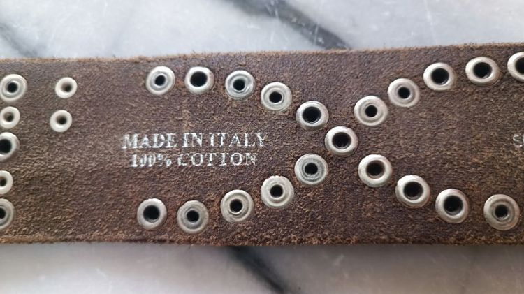 Vintage Leather Belt รูปที่ 5