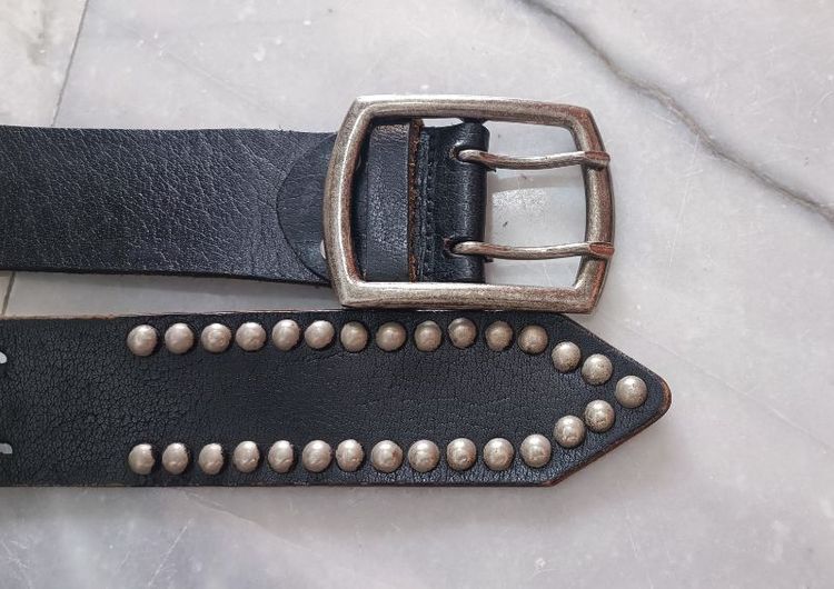 Vintage Leather Belt รูปที่ 3