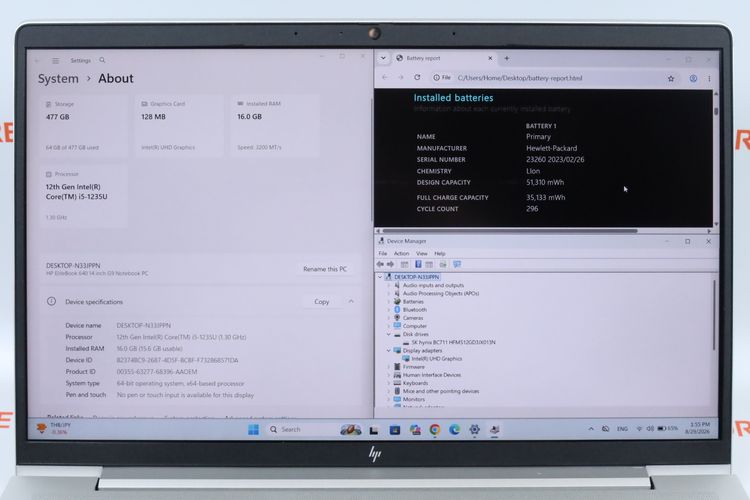 HP EliteBook 640 G9 Core i5-1235U RAM16.512GB  รูปที่ 2