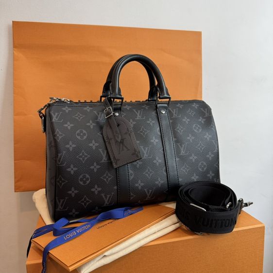 LV Keepall Bandoulière 35 (Monogram Eclipse