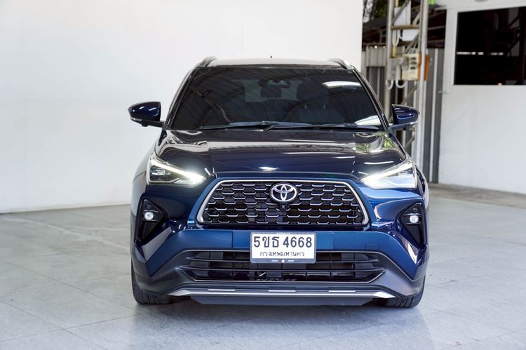 Toyota Yaris Cross 2024 1.5 HEV Premium Luxury Utility-car ไฮบริด ไม่ติดแก๊ส เกียร์อัตโนมัติ น้ำเงิน รูปที่ 3