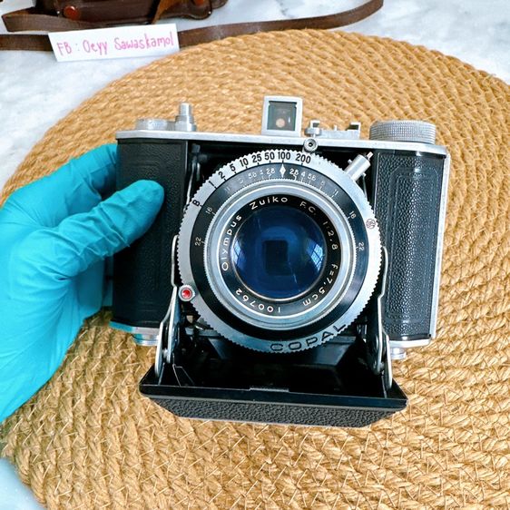 Olympus Six เลนส์ Olympus Zuiko F.C. 7.5cm f/2.8 พร้อมเคสหนังเดิมตรงรุ่น รูปที่ 5