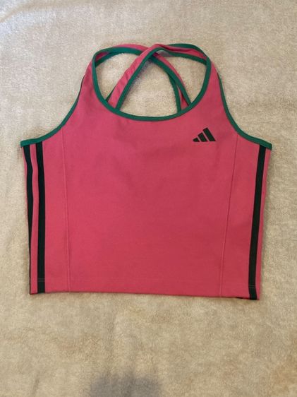 ชุดออกกำลังกาย ผู้หญิง ชมพู Adidas Bra Tank แท้ เสื้อกีฬาวิ่งโยคะ