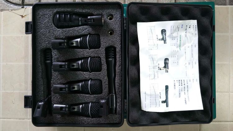ชุดไมโครโฟนสำหรับกลองชุด SUPERLUX DRK-A5C2 รูปที่ 2