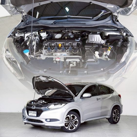 Honda HR-V 2015 1.8 EL Utility-car เบนซิน ไม่ติดแก๊ส เกียร์อัตโนมัติ เทา รูปที่ 2