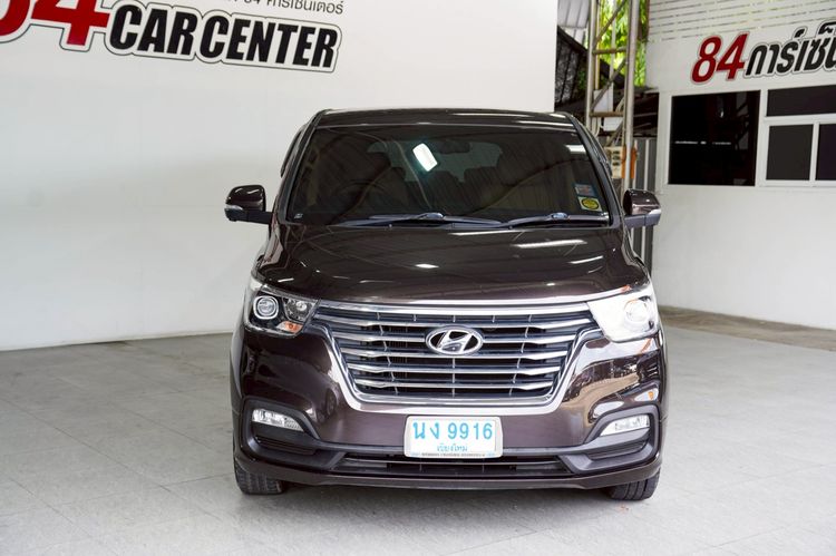 Hyundai H-1 2018 2.5 Deluxe Van ดีเซล ไม่ติดแก๊ส เกียร์อัตโนมัติ น้ำตาล รูปที่ 3